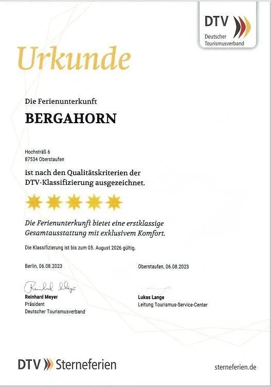 5 Sterne Ferienwohnung Bergahorn Mit Sauna Oberstaufen
